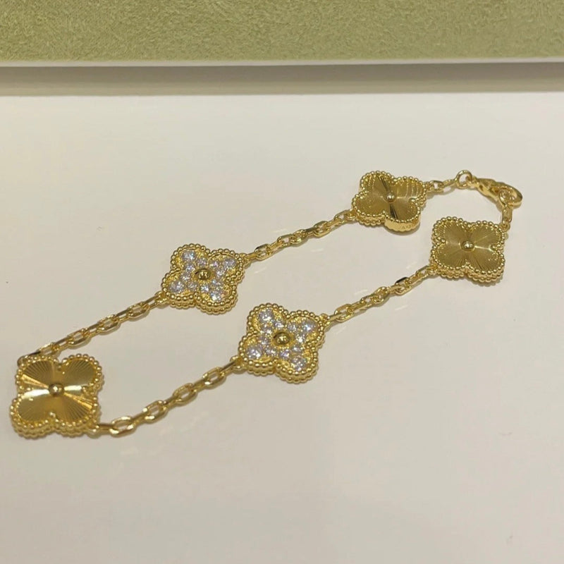 Classic clover bracelet 5 motifs