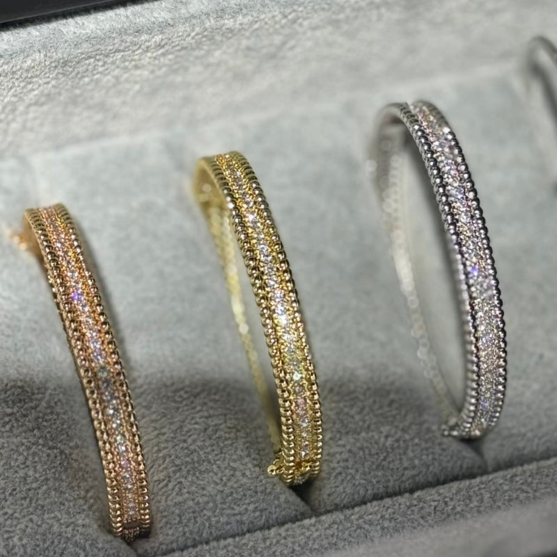 Clover diamond bracelet 1 row