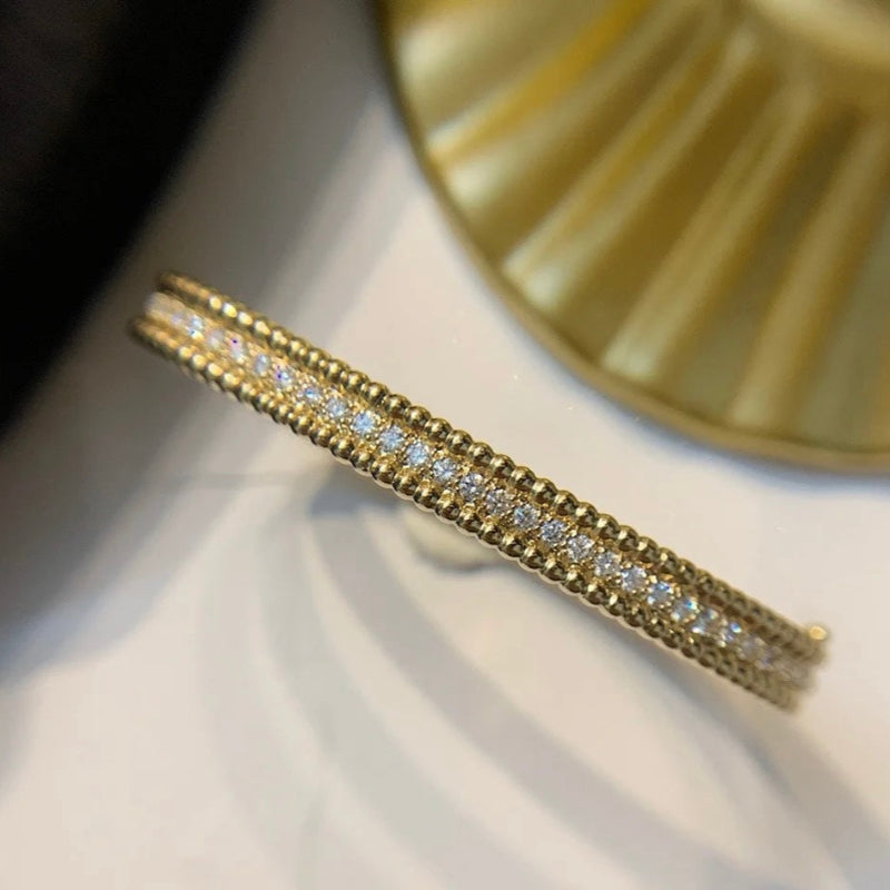 Clover diamond bracelet 1 row
