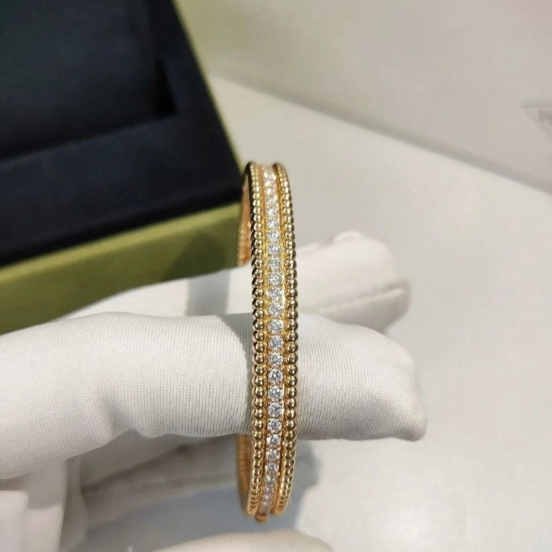 Clover diamond bracelet 1 row