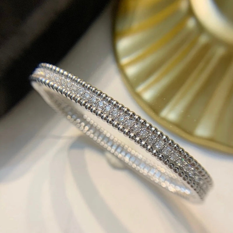 Clover diamond bracelet 1 row