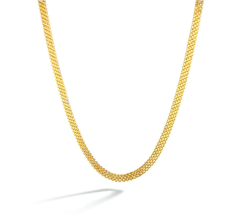 CrownJewel sterling silver Hollow Braided tennis Necklace