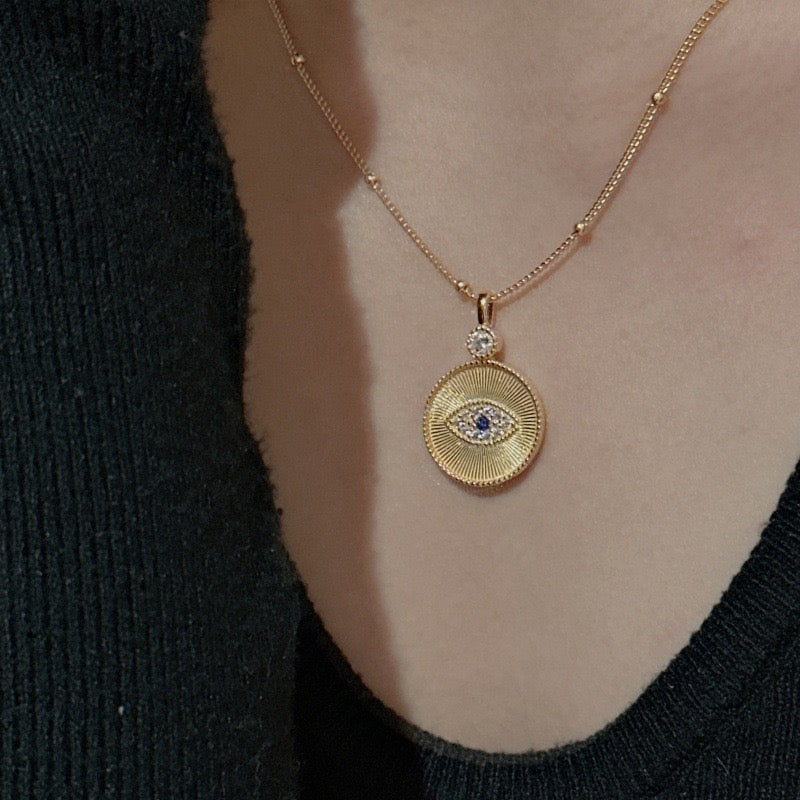 Collar vintage de plata de ley 925 CrownJewel