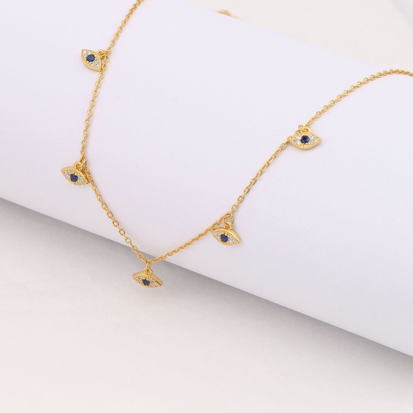 925 Sterling Silver Evil Eye Necklace