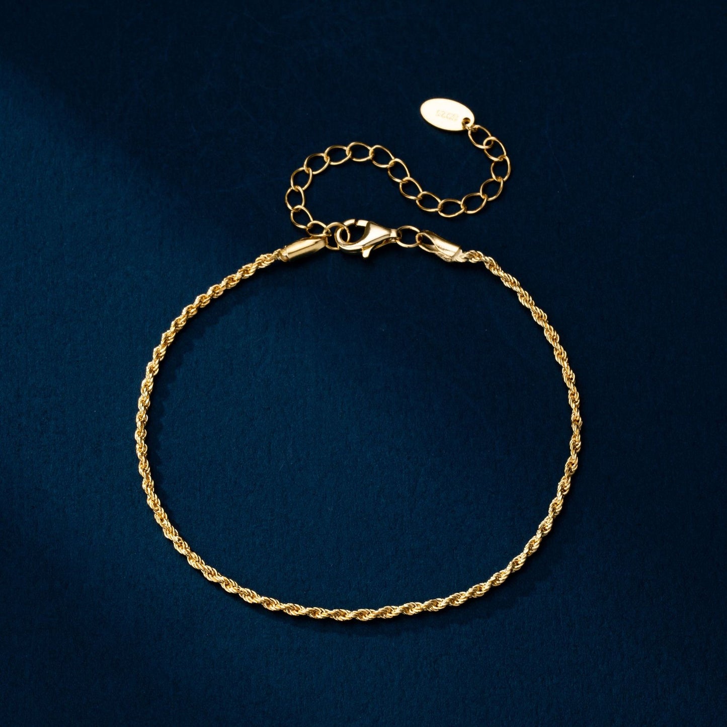 925 sterling silver hemp rope chain braided chain bracelet
