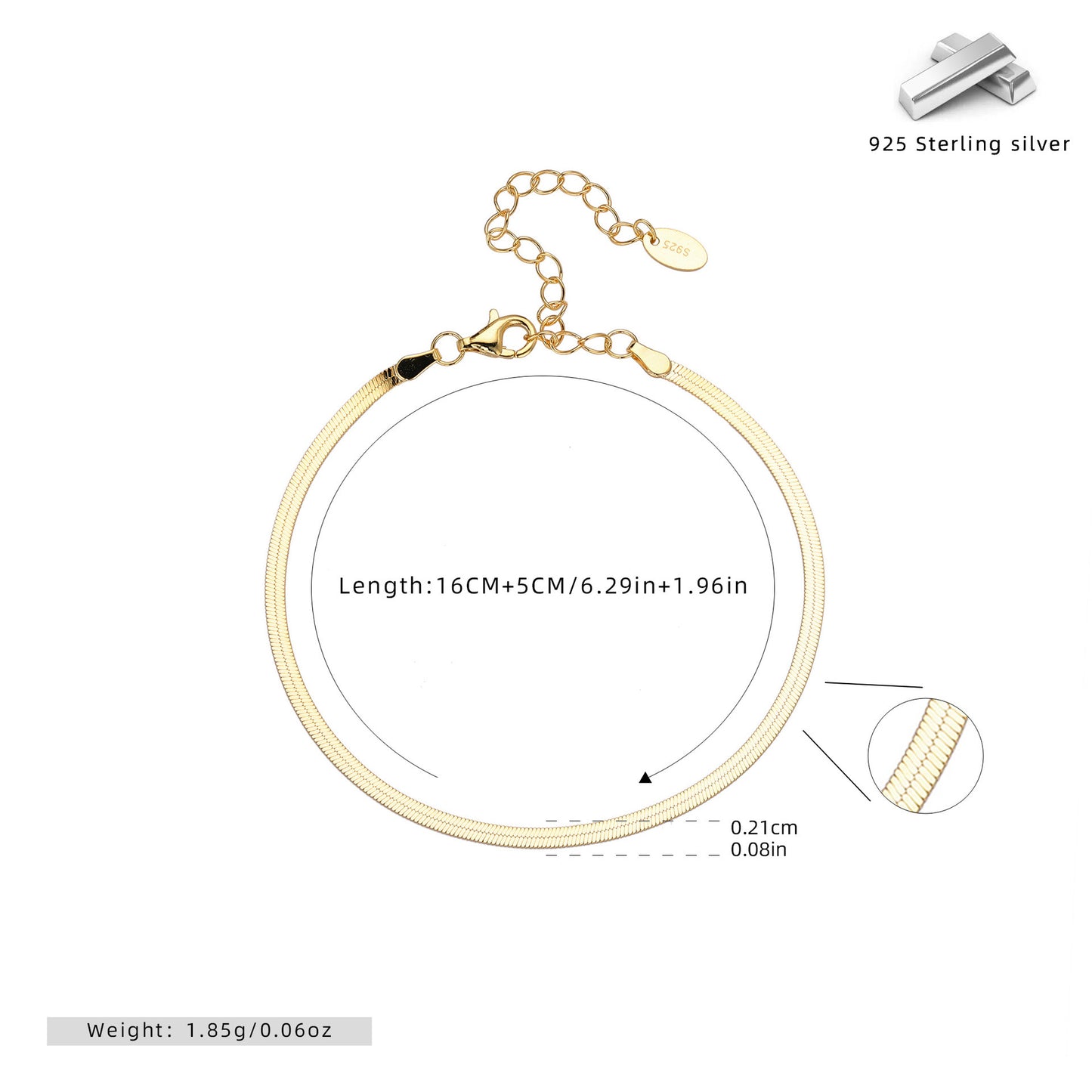 925 sterling silver bracelet