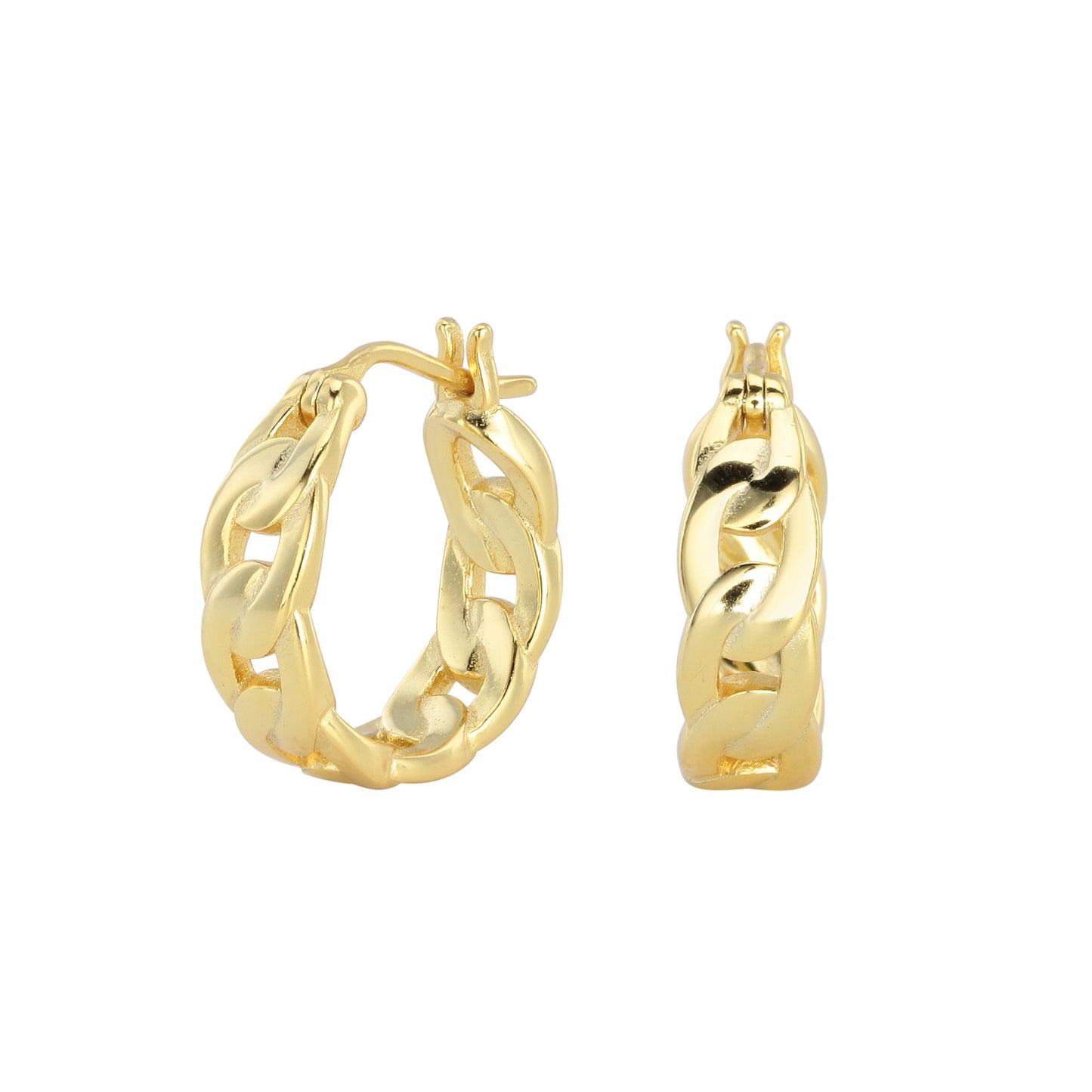 925 Sterling Silver Simple Hoop Earrings