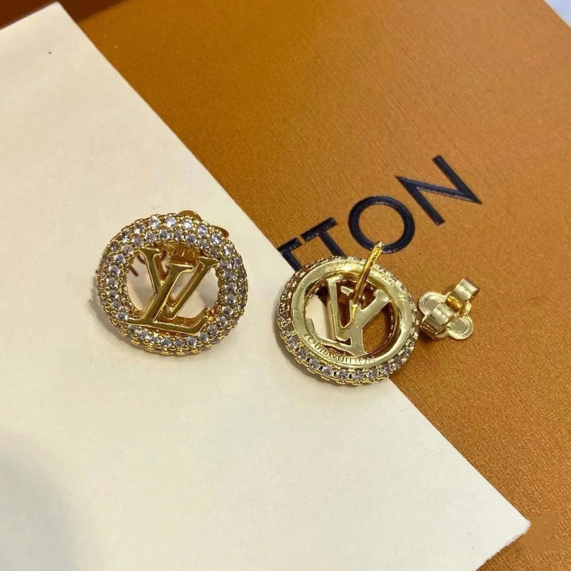 Louise by Night earrings with diamonds
