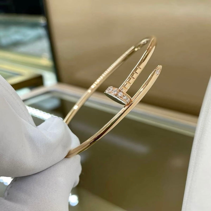18K Nails bracelet classic model diamond