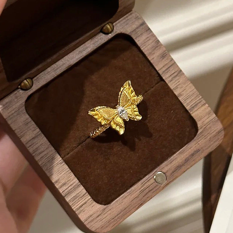 CrownJewel Gold Fantasy Bow Ring