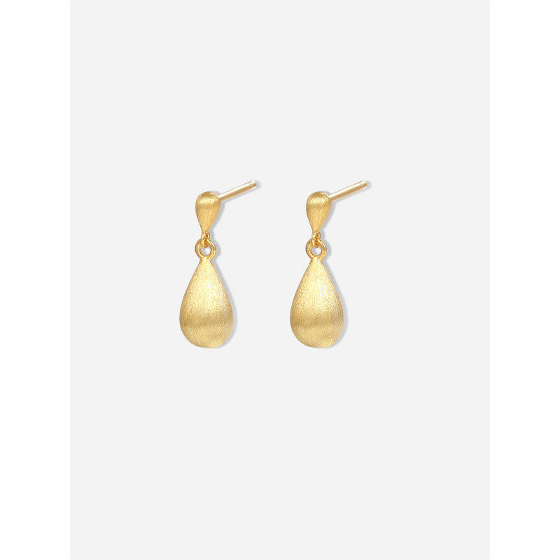 CrownJewel Sterling silver vintage long teardrop earrings