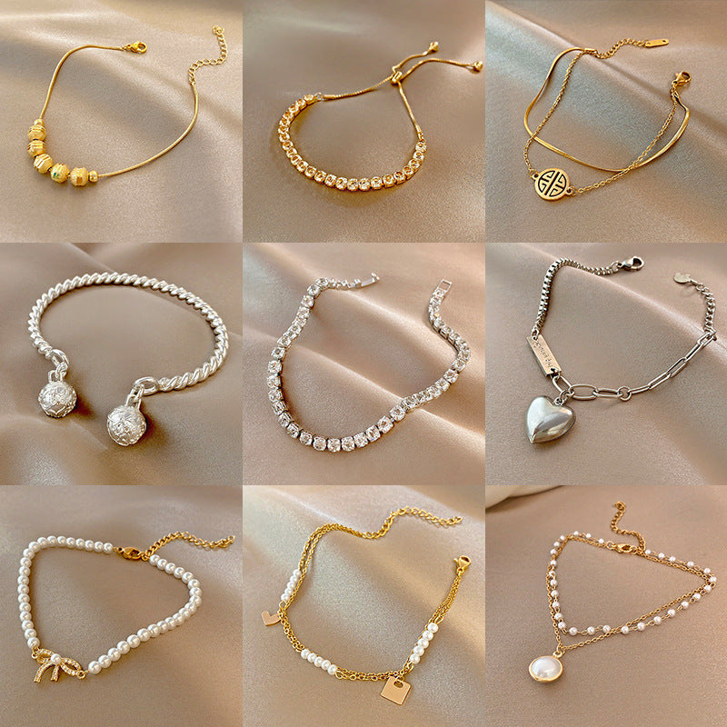 Surprise mystery box event, including four sets of Jewelry, necklace, bracelet, ring and earrings