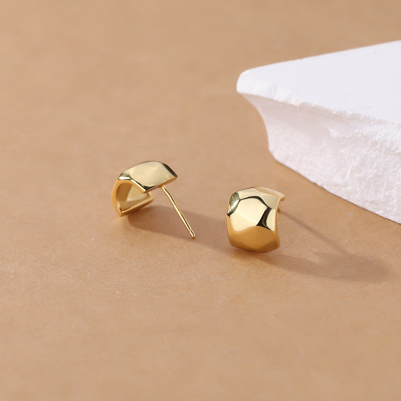 CrownJewel Sterling silver geometric earrings