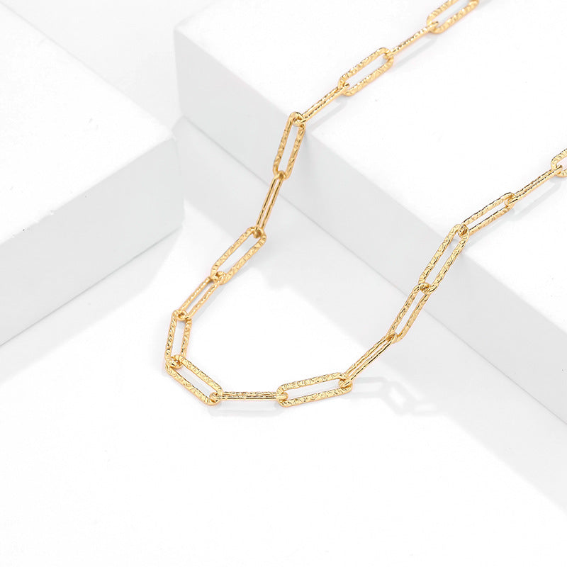 CrownJewel Sterling Silver Cross Chain Adjustable Bracelet
