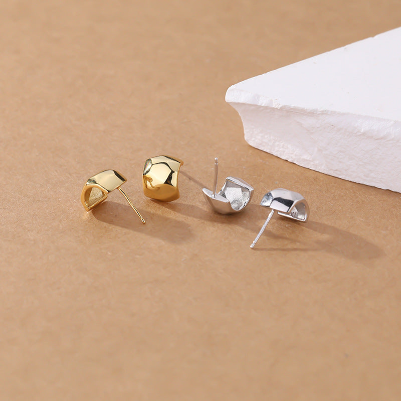 CrownJewel Sterling silver geometric earrings