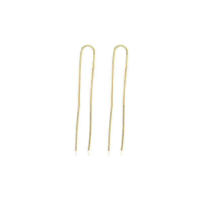 CrownJewel Sterling Silver Tassel Earrings