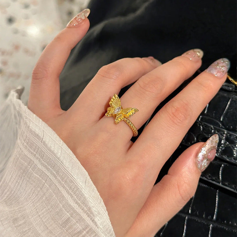 CrownJewel Gold Fantasy Bow Ring