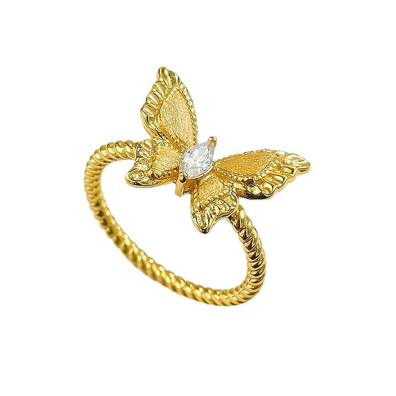 CrownJewel Gold Fantasy Bow Ring