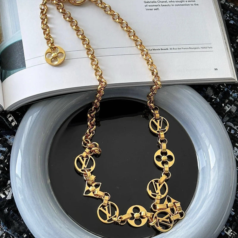 Signature Icon Link Necklace