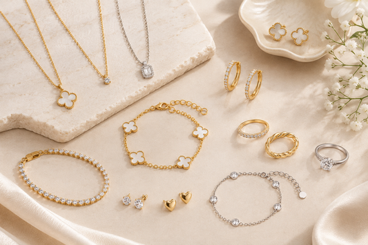 Affordable jewelry under $50 including necklaces bracelets rings and earrings