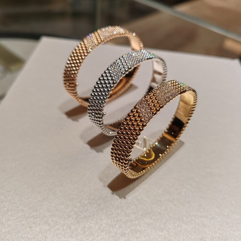 Clover diamond bracelet 5 rows