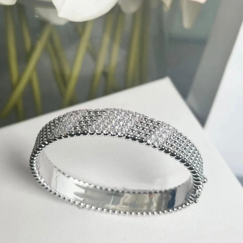 Clover diamond bracelet 5 rows