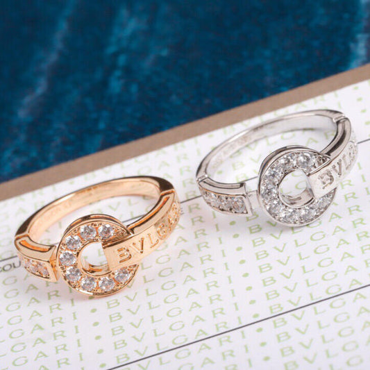 Diamond-Accented Ancient Coin Ring Pavé Detail on Classic Band