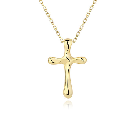 CrownJewel Sterling Silver Cross Necklace