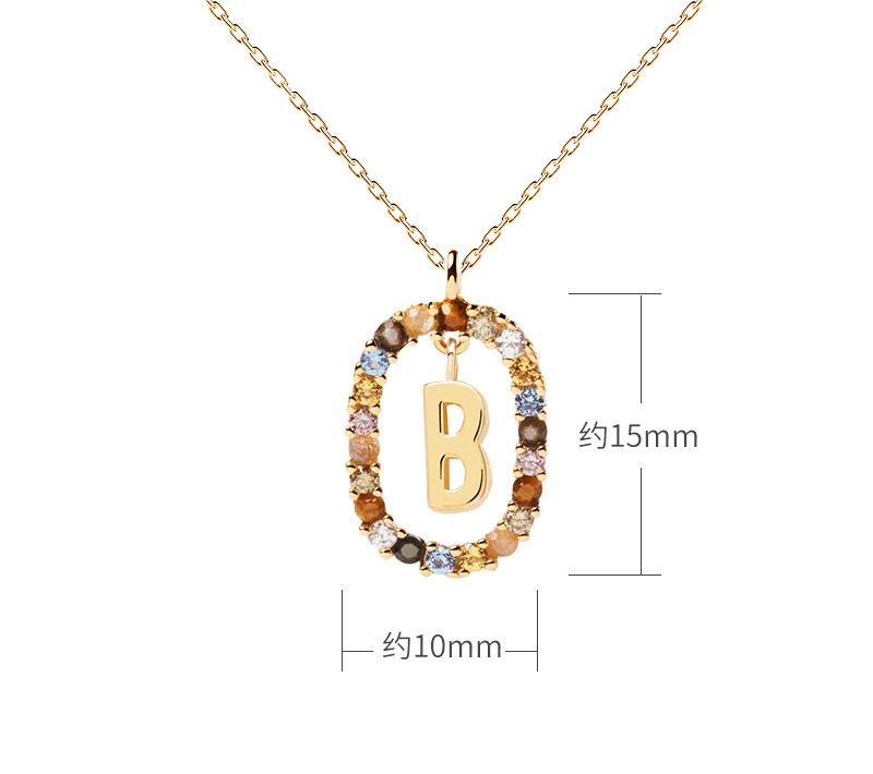 CrownJewel Gold Initial Necklaces for Women Girls, Dainty Gold Letter Necklace Tiny A-Z Pendant Choker Necklace