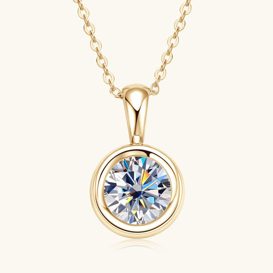 CrownJewel Elegant Diamond Pendant 2 Carat Necklace